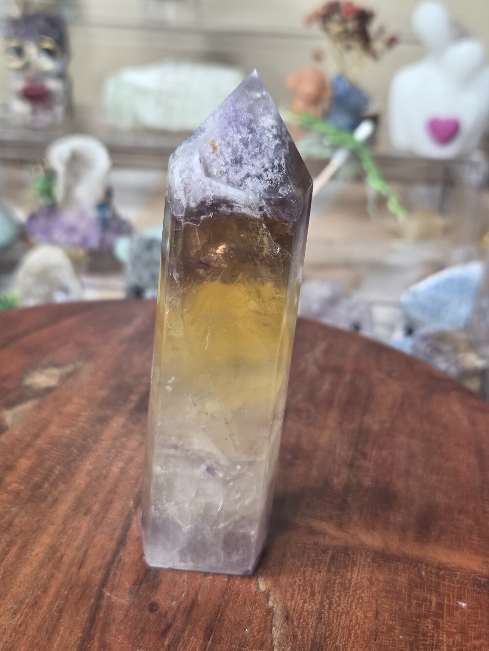 Flourite Tower  4 In (Mental Focus)